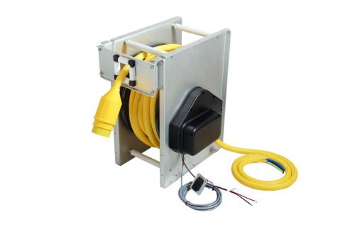 Glendinning Cablemaster CRMA63 - 63A Shore Power Cable Reel 24V DC (43Y Cable)