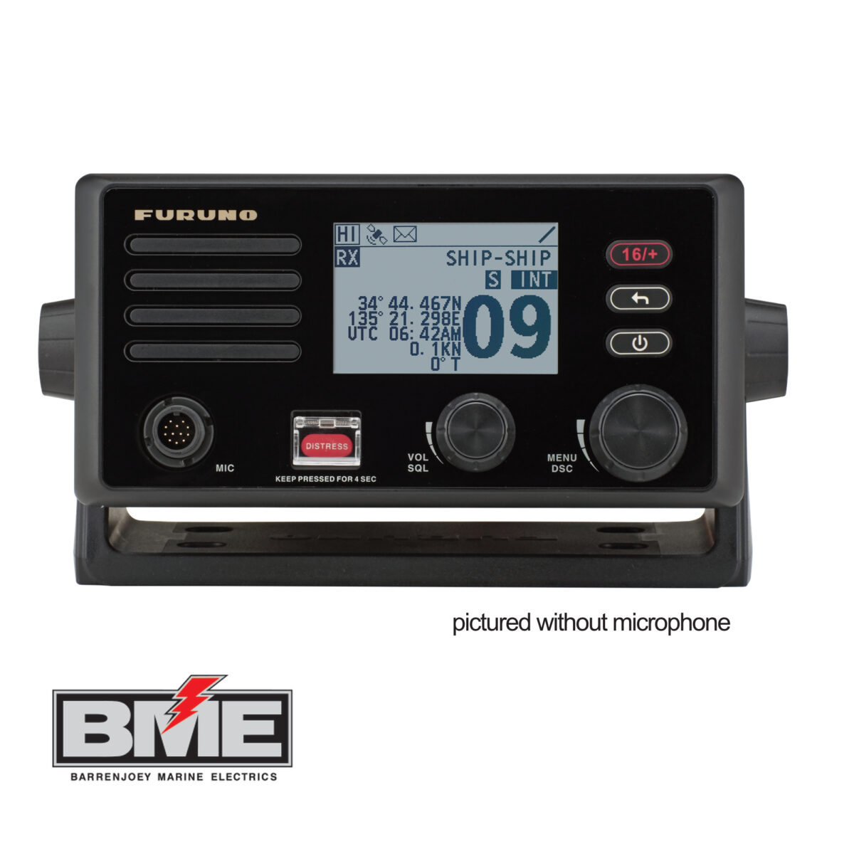 Furuno Marine VHF FM4800 Radio with MIC4800 microphone - Image 3