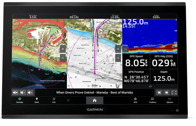 Garmin GPSMAP® 9022 Premium chartplotter with worldwide basemap