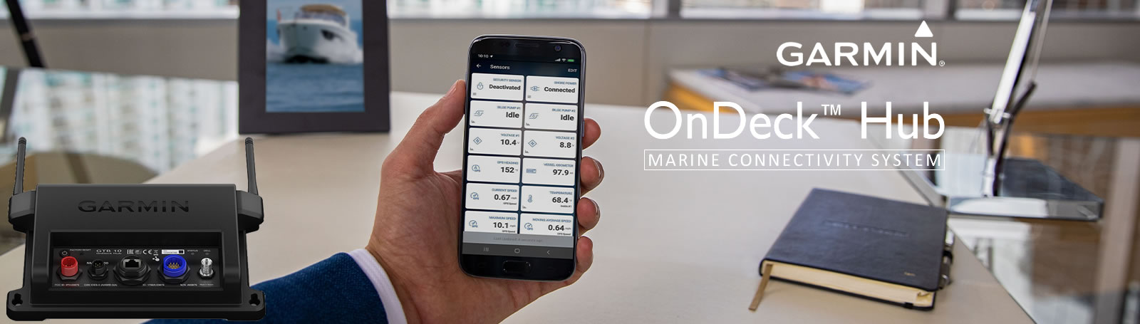 Garmin OnDeck™ Hub Remote Connectivity System