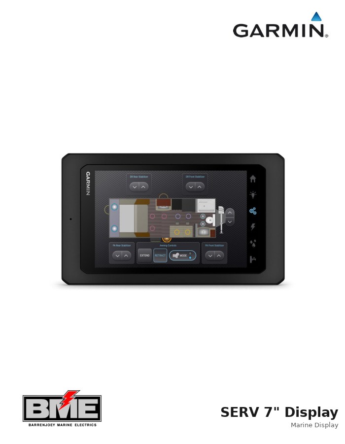 Garmin SERV 7 inch Marine Display