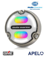 Hella Marine Apelo A2 RGB Underwater LED Light with Edge Light Bronze