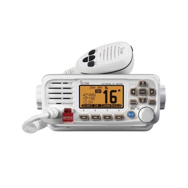 Icom IC-M330GE VHF Marine Radio (White)