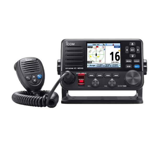 Icom IC-M510E VHF Marine Transceiver Class-D DSC VHF Marine Radio with WLAN Function and built-in AIS Receiver & NMEA 2000