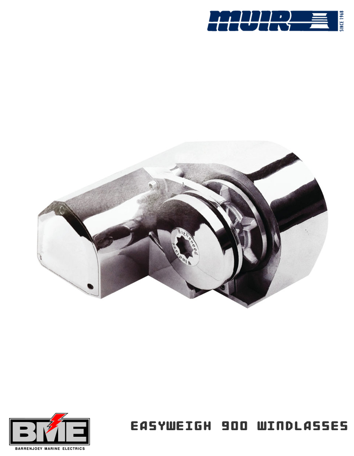 EMuir Easyweigh Horizontal 900W Windlasses
