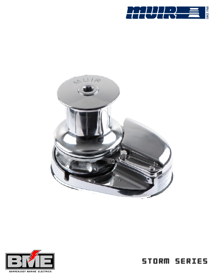 Muir Storm VR/C4000 2000W Anchor Winch