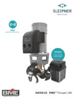 Sleipner SEP210 PRO™ Tunnel Bow/Stern Thruster 24V - 210kg variable thrust