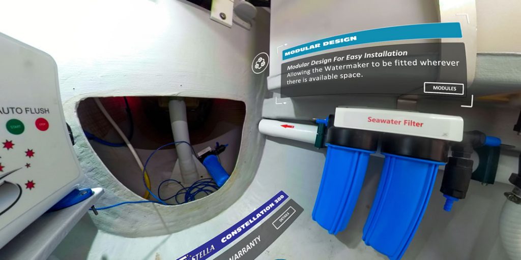 watermaker filter installation - seawind 1100